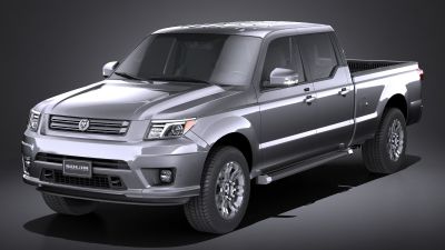 LowPoly Generic Pickup 2015