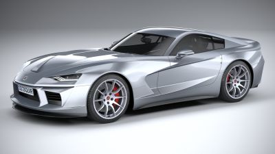 Generic SportCoupe 2017 LowPoly
