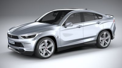 Generic SUV Coupe 2018 LowPoly