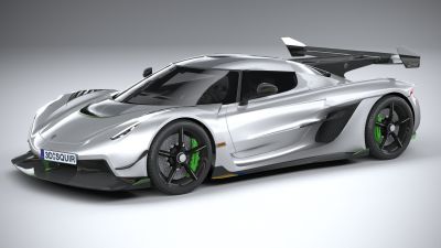 LowPoly Koenigsegg Jesko 2020