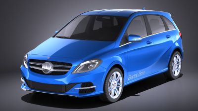 Mercedes-Benz B-class Electric Drive 2016 VRAY