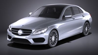 Mercedes-Benz C Class W205 2017 sedan VRAY