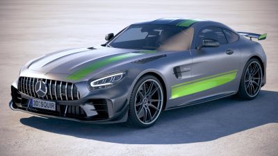 Mercedes-Benz AMG GT-R PRO 2020 VRAY