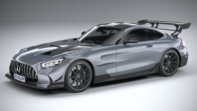 Mercedes-Benz AMG GT Black Series 2021 LowPoly