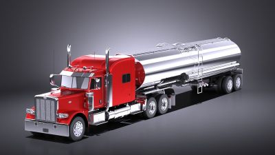 Peterbilt 389 Sleeper Cab Tanker 2017 VRAY