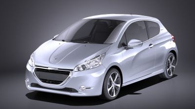 Peugeot 208 3-door 2014 VRAY