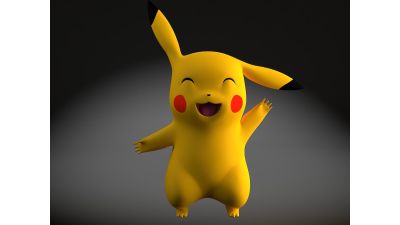 Pikachu Pokemon rigged