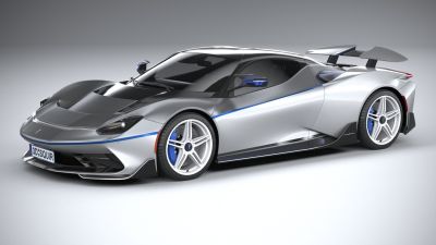 Pininfarina Battista Reversario 2024 LowPoly