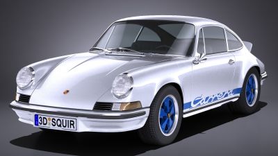 LowPoly Porsche 911 Carrera RS 1973