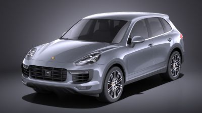 Porsche Cayenne Turbo 2016 VRAY