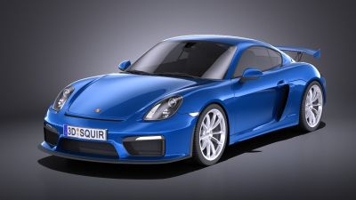 Porsche Cayman GT4 2016 VRAY