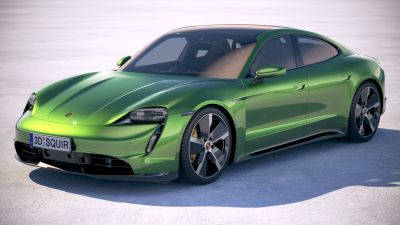 Porsche Taycan Turbo S 2020 VRAY