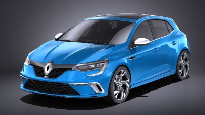 Renault Megane GT 2016 VRAY