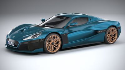 Rimac Nevera 2022 LowPoly