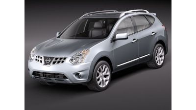 Nissan Rogue 2011 3D Model