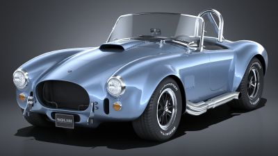 LowPoly Shelby Cobra 427 1965