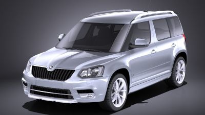 Skoda Yeti 2016 VRAY