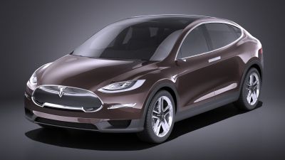 Tesla Model X 2015 VRAY