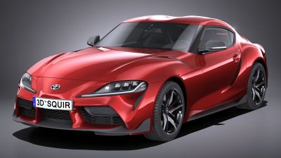 LowPoly Toyota Supra 2020