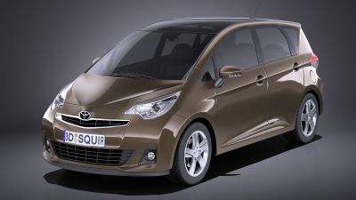 Toyota Verso S 2016 VRAY
