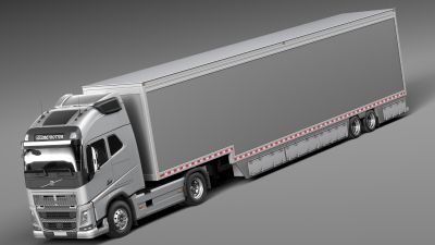 Volvo FH16 Globtrotter with Trailer 2013
