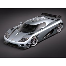 Koenigsegg Trevita CCXR 3D Model